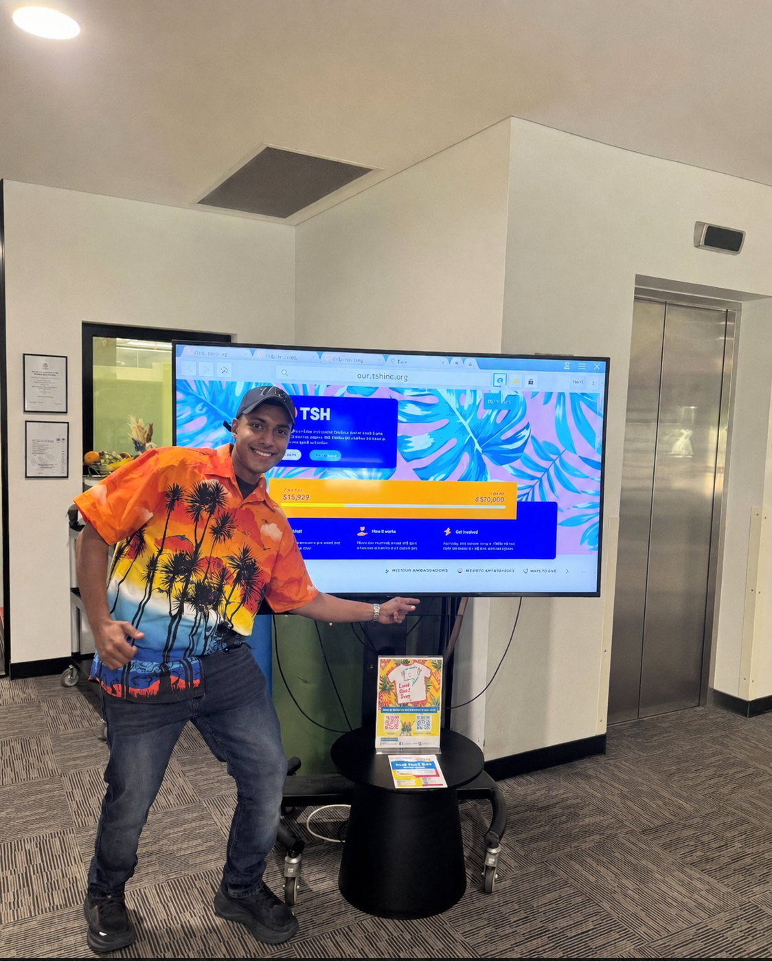 Kevin Mootoosamy supporting a TSH community initiative